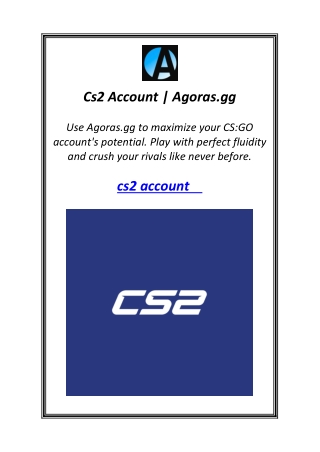 Cs2 Account | Agoras.gg