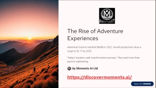 Adventure Experiences