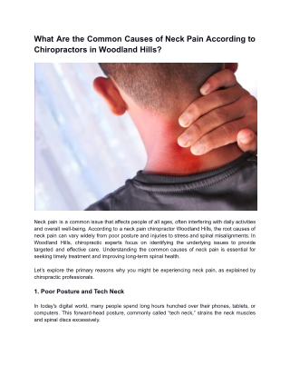 Download Our Free Guide to Understanding Neck Pain!