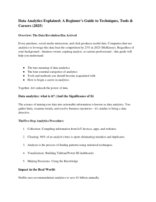 Data Analytics Training Institute in Coimbatore Skyappz Academy