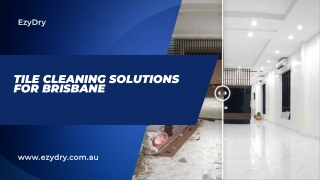 Tile Cleaning Solutions for Brisbane