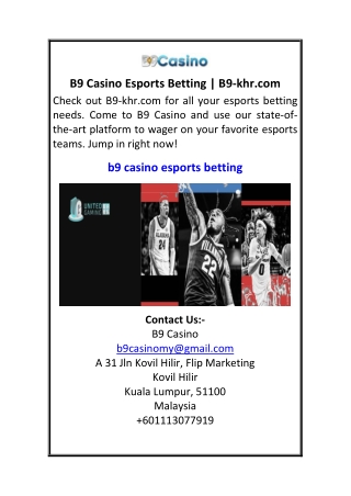 B9 Casino Esports Betting B9-khr.com.pdf 6