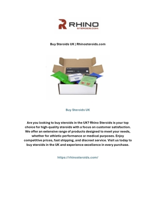 Buy Steroids UK | Rhinosteroids.com