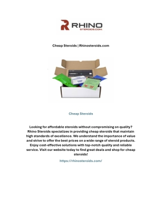 Cheap Steroids | Rhinosteroids.com