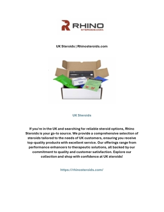 UK Steroids | Rhinosteroids.com