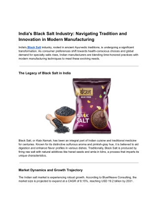 India's Black Salt Industry_ Navigating Tradition and Innovation in Modern Manufacturing