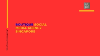 Transform Your Online Presence with a Boutique Social Media Agency in Singapore