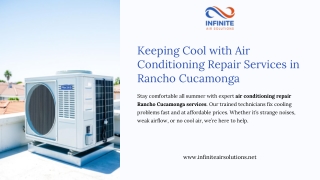 Keeping Cool with Air Conditioning Repair Services in Rancho Cucamonga