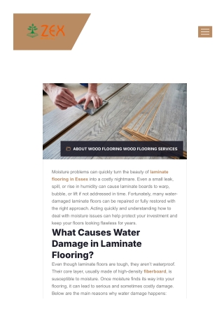 Laminate Flooring in Essex  Zex Wood Flooring