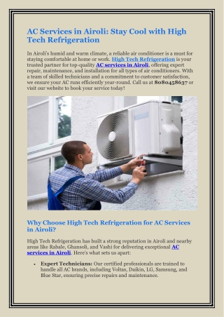 AC Services in Airoli