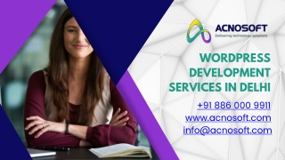 WordPress development services in Delhi