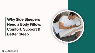Body Pillow for Side Sleepers – Improve Your Sleep with the Right Support