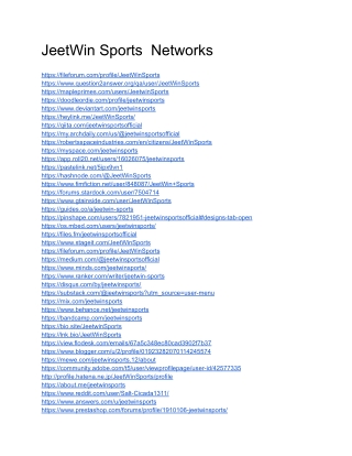 JeetWin Sports  Networks