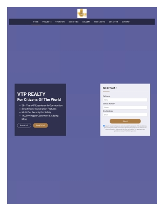 VTP Realty | Earth 1, Monarque & Volare | Hinjewadi & Mahalunge