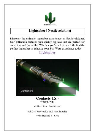 Lightsaber  Nextleveluk.net
