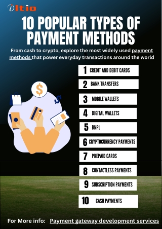 10 popular types of payment methods
