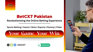 BetCX7 Pakistan – Revolutionizing the Online Betting Experience