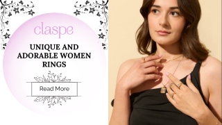 Unique and Adorable Women Rings