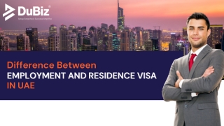 Difference Between Employment and Residence Visa in UAE
