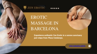 Erotic Massage In Barcelona
