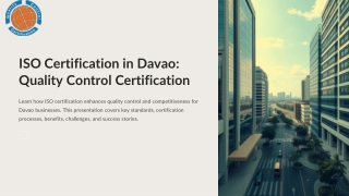 ISO Certification in Davao