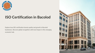 ISO Certification in Bacolod