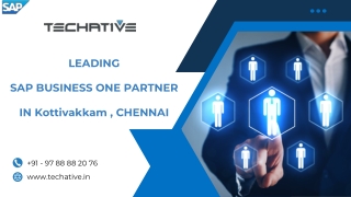 Leading Sap Business One Partner in Kottivakkam Chennai