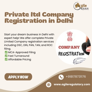 Start Your Company in Delhi – Pvt Ltd Registration Made Easy