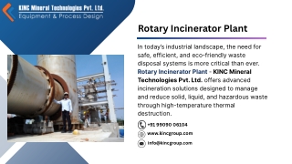 Rotary Incinerator Plant