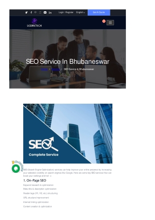 SEO Company Bhubaneswar