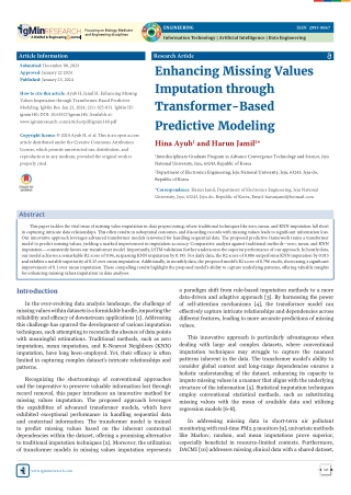 Enhancing Missing Values Imputation through Transformer
