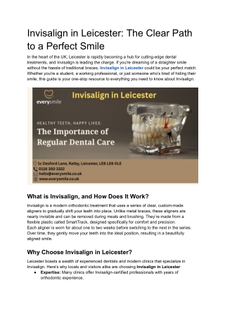 Invisalign Leicester