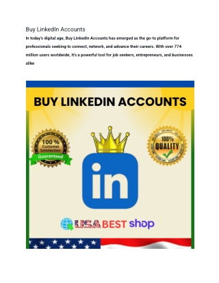 How to Buy LinkedIn Accounts Safely and Effectively