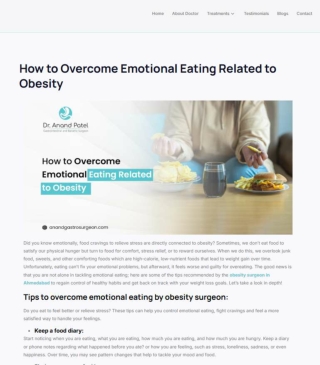 How to Overcome Emotional Eating Related to Obesity