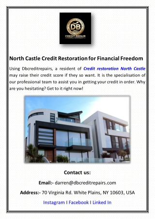 North Castle Credit Restoration for Financial Freedom