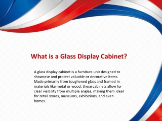 What is a Glass Display Cabinet