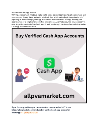 How To Buy Verified Cashapp Accounts in This year