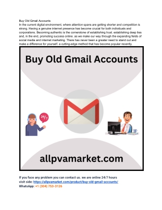 The Ultimate Guide Best Sites To Buy Old Gmail Accounts