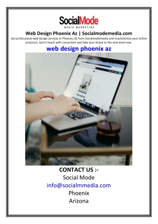 Web Design Phoenix Az  Socialmodemedia.com