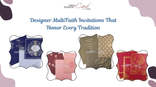 Designer MultiFaith Invitations That Honor Every Tradition