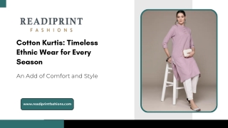 Cotton Kurtis Timeless Ethnic Wear for Every Season