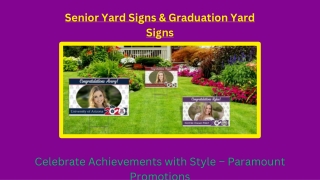 Senior Yard Signs & Graduation Yard Signs