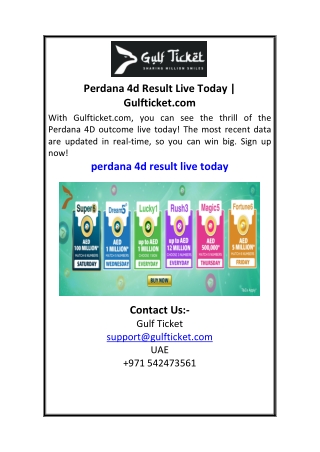 Perdana 4d Result Live Today Gulfticket.com.pdf 9