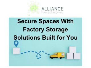 Secure Spaces With Factory Storage Solutions Built for You