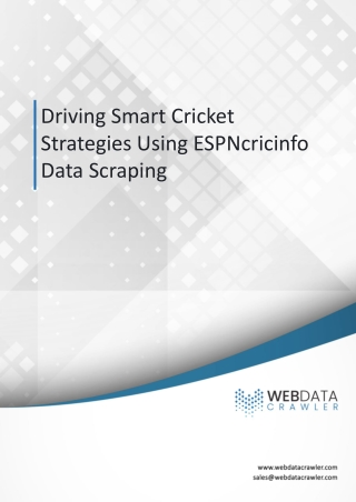 ESPNcricinfo Data Scraping For Fantasy Cricket Success