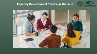 Capacity Development Service in Thailand