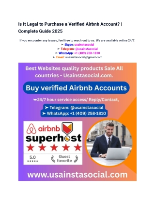 Is It Legal to buy.., Ve,rified Airbnb Account_ _ Complete Guide 2025