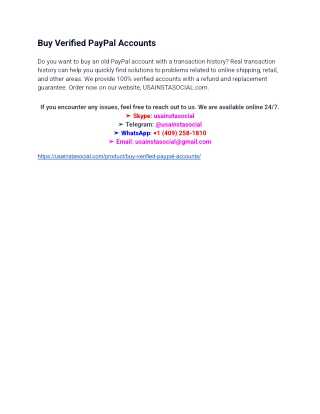 Best Place To Buy verified skrill accounts From online