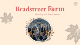 Barn wedding venues MA – Rustic Elegance at Bradstreet Farm