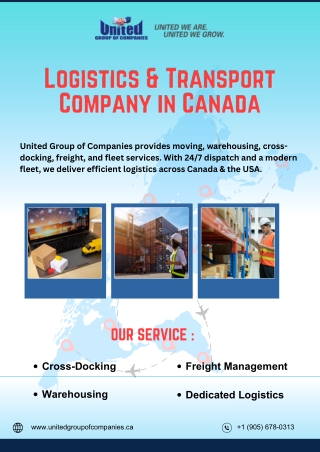 Truck Transportation Services in Canada - United Group of Companies